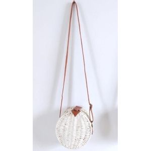 zomer vrouwen strand bohemian ratten bali tas papier touw breien ronde zakken cirkel strandtas