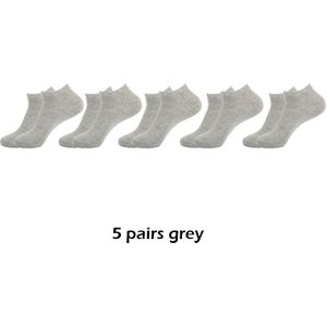 10 Paren/partij Mannen Sokjes Ademend Comfortabel Katoen Wit Grijs Zwart Solid Boot Sok Voor Man Prijs