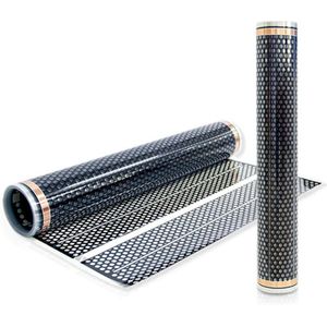 220V 75Cm Breedte Gezonde Vloerverwarming Infrarood Vloerverwarming Carbon Film Verwarming Elektrische Vloerverwarming Mat Voor Living kamer