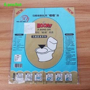 6 stks/partij Super Druk Wc Toilet Plunger Druk Principe Wc BOOM Clear Folie Bediening Eenvoudig en Goedkope