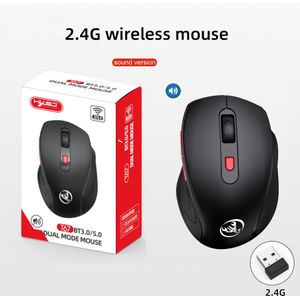 Bluetooth Wireless Mouse 1600DPI Adjustable 6 keys Optical Computer Mouse 2.4GHz Ergonomic Mice For Laptop PC Sound Silent Mouse