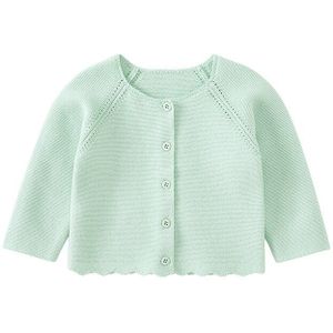 Pureborn Peuter Baby Meisje Blouse Trui Vest Lange Mouwen Candy Kleur Ademend Katoen Baby Meisje Gebreide Tops