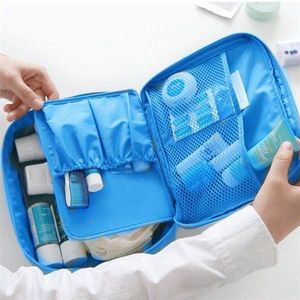 Multifunctionele Man Vrouwen Make-Up Tas Nylon Cosmetische Tas Beauty Case Make Up Organizer Toilettas Kits Opslag Reizen Wassen Pouch