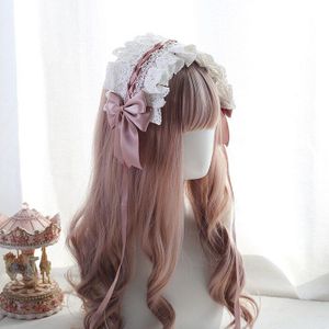 Japanse Zachte Zus Lolita Wit Hoofddeksel Van Kant Hoofdband Fee Zus Haarband Wilde Zachte Zus Lolita Kleine Haar Kc