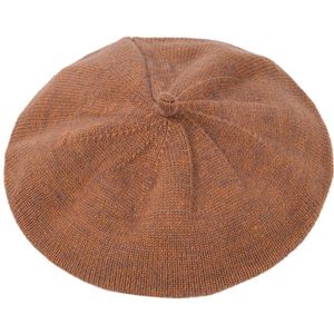 Herfst Winter Zachte Gebreide Franse Baret Vrouwen Vrouwelijke Effen Koreaanse Knit Warm Baretten Versie Streetwear Schilder Schoffel