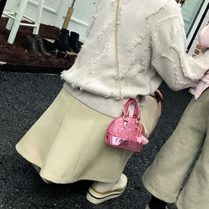 Mode Hotsale Casual Little Girls 'Pailletten Handtassen Prinses Crossbody Bag Mini Satchel Cadeaus Voor Meisjes Peuter Kids (Roze
