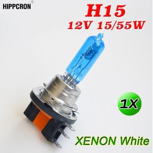 Hippcron H15 Halogeen Lamp 12V 15/55W 5000K Super Wit Donkerblauw Glas Auto Koplampen Auto lamp