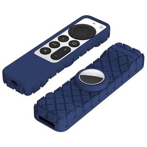 Anti-Verloren Beschermhoes Voor Apple 4K Hd Tv Afstandsbediening Anti-Slip Duurzaam Siliconen Shockproof Cover airtag Toepassing