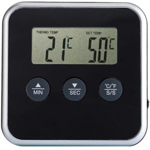 Instant Lezen Digitale Thermometer Timer Kitchen Bbq Vlees Thermometer Met Remote Probe Oven Temperatuurmeter Alert