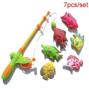 Kinderen Vissen Speelgoed 1 Plastic Hengel en 6 Magnetische Fish Game