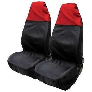 2Pcs Waterdichte Polyester Universele Seat Cover Voor Auto Van Stoelhoezen Protectors Antislip Backing Stofdicht Voor Auto 'S bus Van