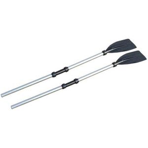 2 Stuks Afneembare Gemonteerd Versterkte Aluminium Paddle Paddle Lange Kano Vissen Kajak Tweekoppige Paddle