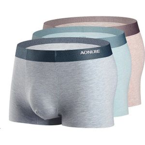 AONIJIE 3 stks/doos Sneldrogende Antibacteriële Ondergoed Functie Mannen Sport Ondergoed Boxershorts Ademend Transpiratie