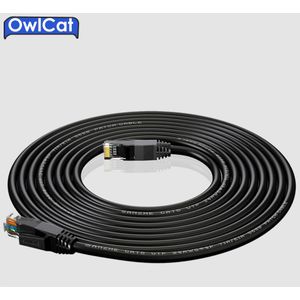 OwlCat 20-50 meter Ethernet Netwerk Kabel CAT6 UTP 24AWG * 4P Outdoor High-speed RJ45 Extension netwerk Kabel Camera lijn