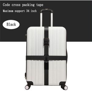 Bagage Riem Kruis Riem Travel Accessoires Verpakking Verstelbare Koffer Nylon 3 Cijfers Wachtwoord Lock Gesp Bagage Riemen