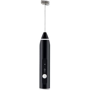 Oplaadbare Melkopschuimer Handheld 3-Speed Verstelbare Voor Latte Koffie Cappuccino, Ei Mixer Met 2 Gardes, mini Blender En Foame