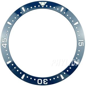 38 Mm Zwart/Blauwe Keramische Bezel Insert Voor SKX007 SKX009 Verovering Sub Duikers Heren Horloges vervangen Accessoires