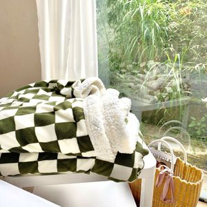 BANXIAO - Chunky Fleece Plaid - Deken - Winter - Comfy Deken