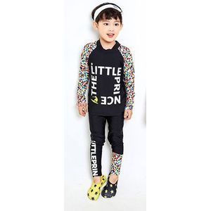 Badpak Voor Meisjes Kids Kind Badmode Meisje Vrouwelijke Bikini Lange Mouw Broek Cuhk Kinderen Drogen Plaid Polyester Sierra