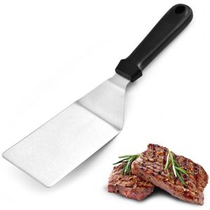 Bakplaat Accessoire Kit Professionele Grill Spatel Schraper Flipper Rvs Flat Top Grill Keuken Accessoires Gebakken Steak