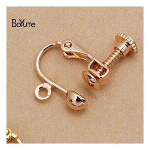 Boyute (50 Stuks/partij) 13*19Mm U Vorm Metal Messing Geen Doorboord Oor Clip Materialen Diy Handgemaakte Oorbellen Sieraden Accessoires