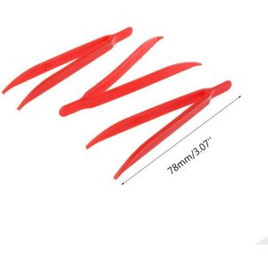 10 stuks Plastic Anti-statische Pincet Pincet Hittebestendige Onderhoud Reparatie Tool 78mm