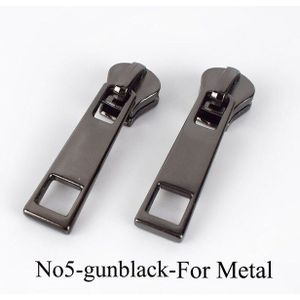 10Pcs Meetee Rits Slider Voor No5 Hars/Metal/Nylon Ritsen Donsjack Pocket Ritsen Hoofd Tas Reparatie kits Diy Naaien Accessoires