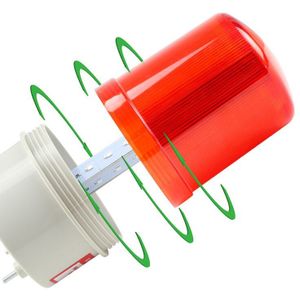 Waarschuwingslampje Voor Automatische Swing Schuiven Garagedeur Opener, Led Knipperlicht Flasher Flash Met Beugel Ondersteuning