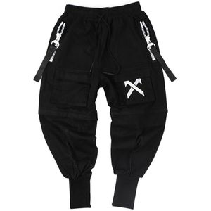 11 Yutwpe Afneembare Multi-Pocket Cargo Broek Mannen Harajuku Hip Hop Streetwear Joggers Man Elastische Taille Joggingbroek Techwear