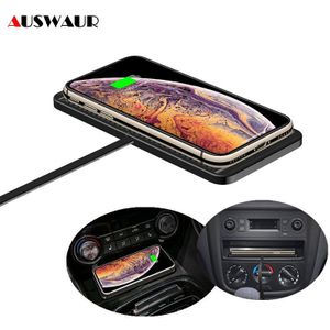 C1 Auto Draadloze Oplader Pad voor iPhone 11 Pro Max Samsung S10 Plus Huawei QI Draadloze Oplader Auto Dashboard Opslag lade