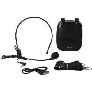 8W Draagbare Voice Versterker Bedrade Microfoon Aux Audio Opname Bluetooth Speaker Muziekspeler Voor Leraren Instructeur Training