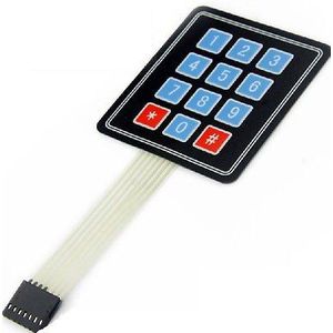 3X4 12 Key Matrix Membraan Switch Toetsenbord Keyboard