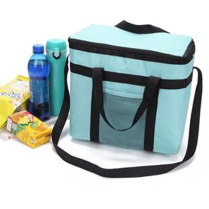 14L draagbare koeltas grote thermische picknick lunch box voertuig isolatie schoudertas dranken wijn voedsel koud warm carrier cool tas