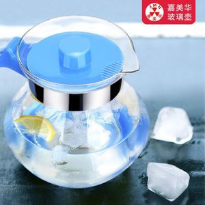 Grote Capaciteit Glas Water Pitcher Huishouden Filter Koude Drank Pot Sap Kruik