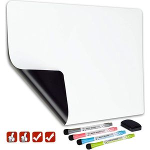 Magnetische Whiteboard Soft Home Office Keuken Magneet Whiteboard White Boards Flexibele Pad Magneet Board Koelkast Met 4 Marker