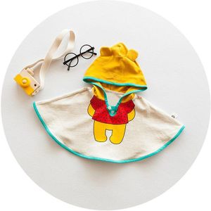 SFC-003 Herfst Baby Meisjes jongens Uitloper 0-3 jaar Pasgeboren baby Cartoon Hooded mantel Niet bang van zweten