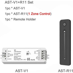 12V Led Dimmer Versterker Pwm Draadloze Rf 2.4G Touch Remote Passen 5V 36V 24V 12V Dimmer Voor Enkele Kleur Led Strip Licht