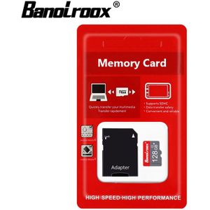 Banolroox C10 Origina Micro Sd-kaart 128Gb 64Gb 32Gb Geheugenkaart Flash Usb 16Gb 8Gb microsd Mini Tf Kaart Met Adapter Kaartlezer