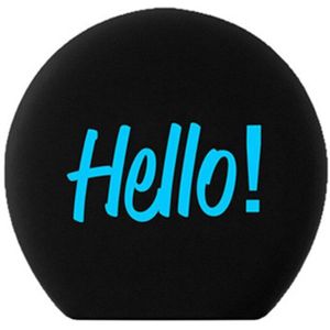 Mini Led Backlit Draagbare Speaker, Luidspreker Met De Woorden ""Hello