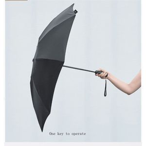 Xiaomi 90Fun Automatische Reverse Paraplu Mannen Led Lichtgevende Winddicht Vouwen Business Sterke Paraplu Anti Uv