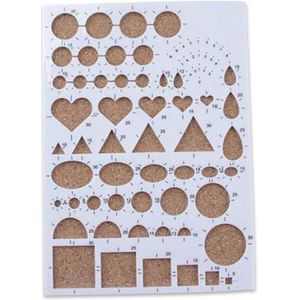 1 Pcs Scrapbooking Stempelen Bruiloft Decoratie Kaart Maken Mozaïek Quilling Diy Carft Papier Quiliing Prikbord Template