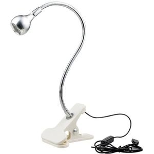 1 W Flexibele LED tafellamp USB LED bureaulamp Bed Studie Leesboek lights Met Houder Clip 360 graden buigen Verstelbare