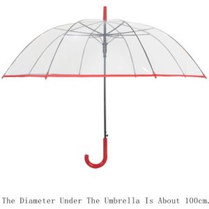 Kids Paraplu Transparante Automatische Paraplu Regen Vrouwen Art Parasol Clear Unbrella Kinderen Meisje Jongen Mannen Corporate Anime