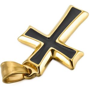 Kettingen Voor Mannen Gold Cross Rvs Hangers Sieraden Op De Hals Kettingen Christelijke Voor Mannelijke Accessoires