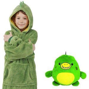 Kids Huisdieren Hoodie Deken Hoodie Kinderen Sweatshirt Huisdier Vormige Wearable Hoodie Fleece Winter Pet Capuchon Voor Kinderen