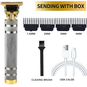 Trimmer Haar Snijmachine Tondeuse Professionele Tondeuse Homme Maquina Cortar Cabello Usb Trimmer Baard Scheerapparaat T9