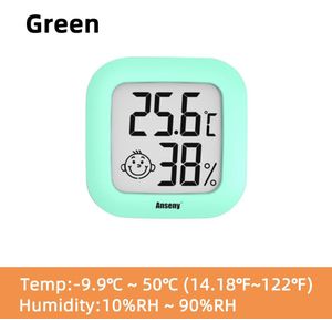 Digitale Thermometer Hygrometer Indoor Lcd Display Temperatuur Vochtigheid Sensor Gauge Meter Meten Voor Thuis Kamer