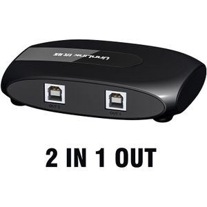 Unnlink 2/4 Poorten USB-A Switch Selector Pc Computer Delen Usb-apparaten Switcher Adapter Box Voor U Disk Scanner Printer Muis
