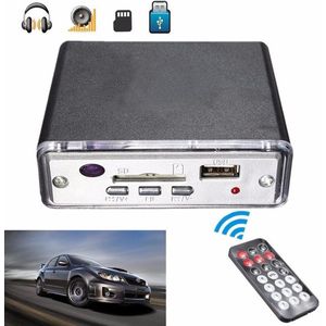 12V Mini Auto Digitale Speler Stereo USB SD LED Digitale Speler MP3 met Afstandsbediening voor Auto Moto