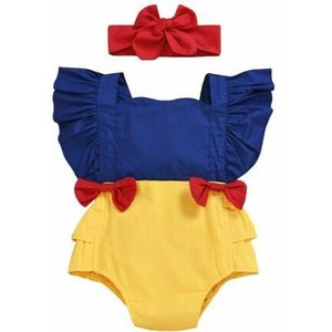 Citgeett 0-24M Pasgeboren Kid Baby Meisje Kleding Strik Romper Bodysuit Jumpsuit Outfit Zomer
